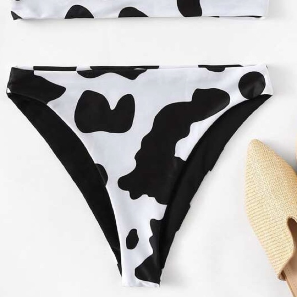 cow print bikini bottoms